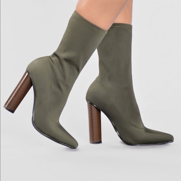 Cape Robbin | Shoes | Olive Booties 